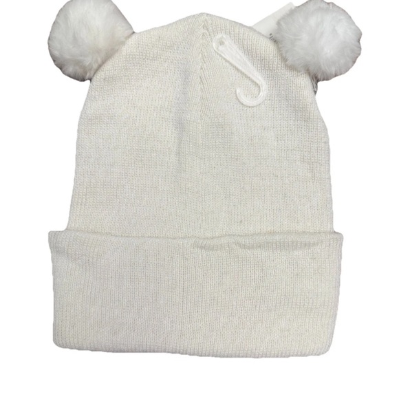 The Unbranded Brand Other - Kids Beanie Pom-Pom White Unisex NWT